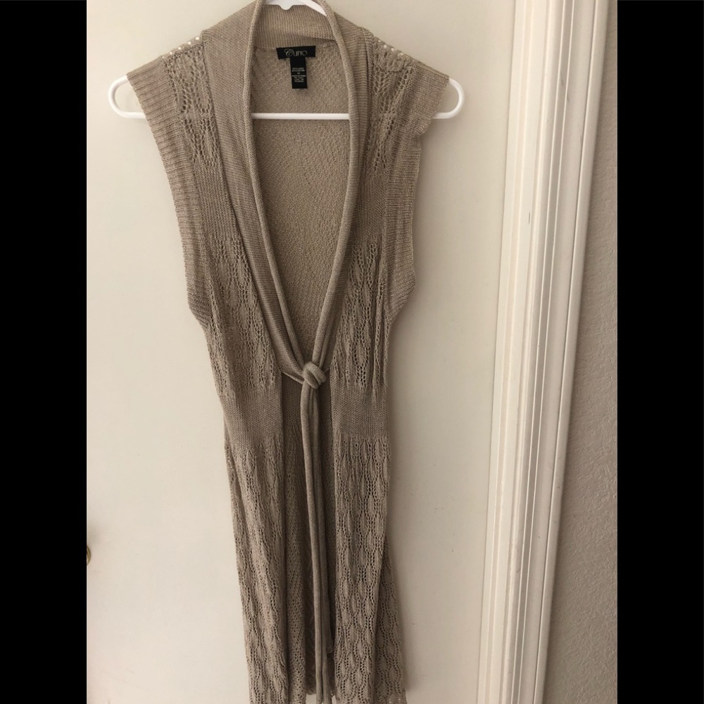 Knit vest - long